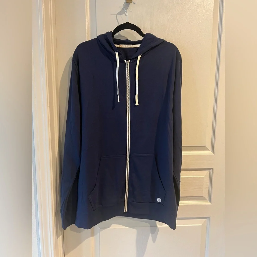 Marine Layer Afternoon Full Zip Hoodie XL NWOT - Picture 2 of 6